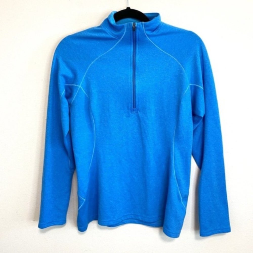 Patagonia Women's Capilene 3 Midweight Zip-Neck Top Blue Small